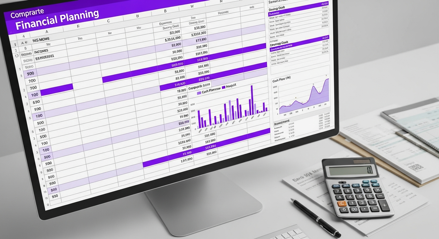 Cash Flow Analysis - Financial metrics and business performance dashboard