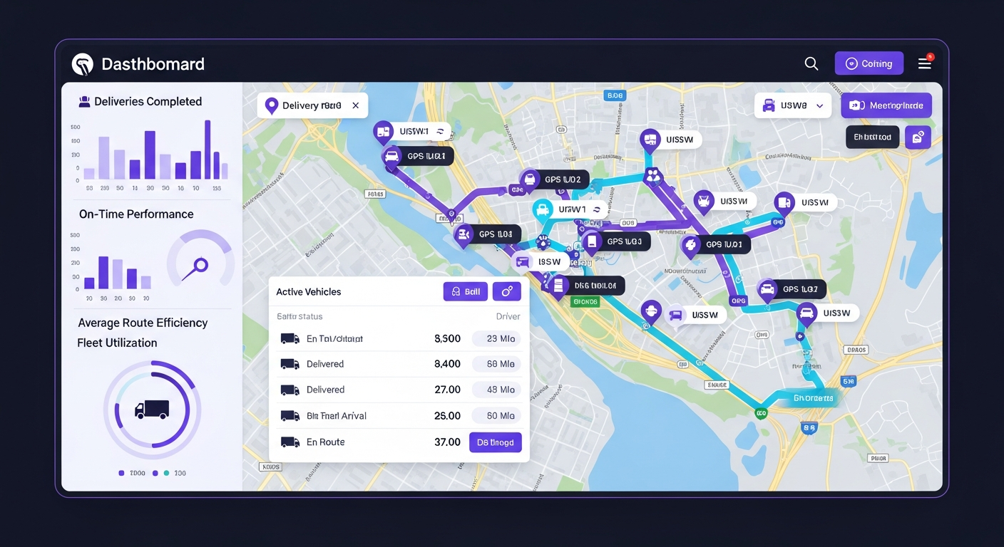 Rota Optimizasyonu - Harita ve teslimat planlama